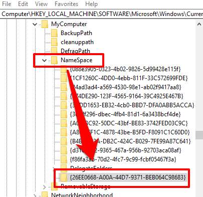 create key to show control panel in this pc