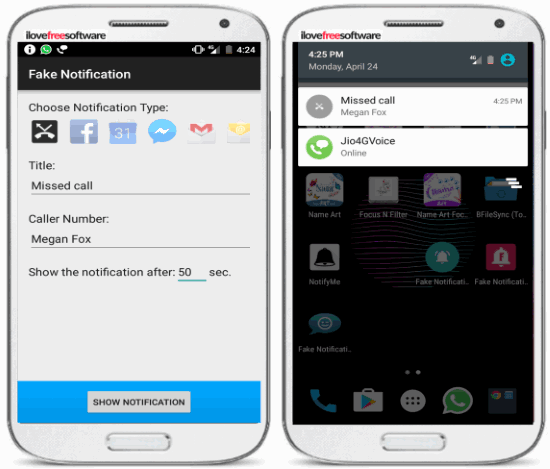 5 free fake notification apps for Android