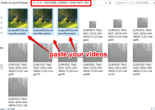 paste videos