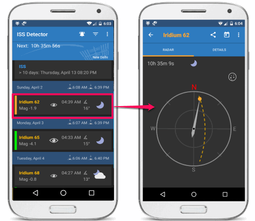 selecting iis, satellite