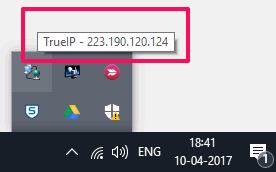 true ip showing ip in tool tip
