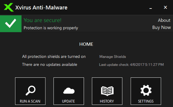 xvirus- free antimalware