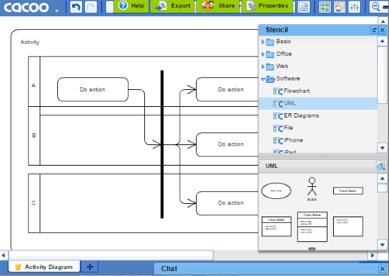 cacoo-draw-activity-diagram-online