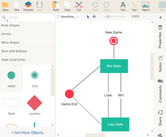 5 Free Websites To Draw State Diagram Online