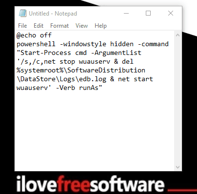 write code in notepad