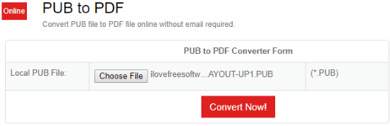 Online PUB to PDF Online