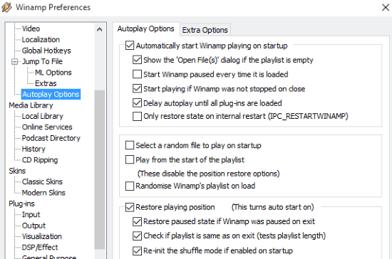 autoplay option