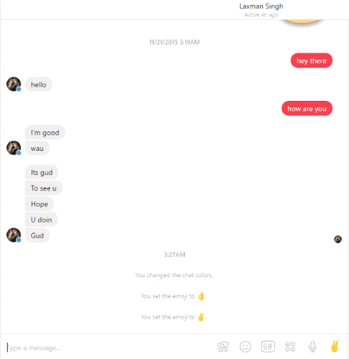 messenger chat