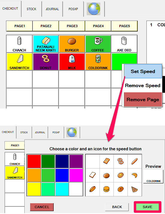 posxp set speed