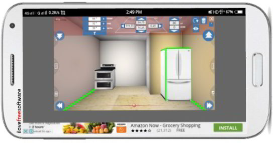 udesigninit kitchen 3d planner- add kitchen accessories