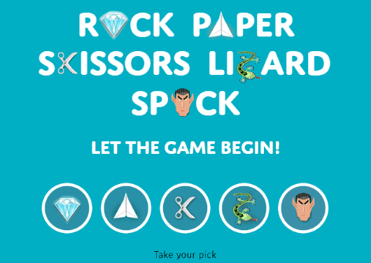 Rock Paper Scissors Lizard Spock