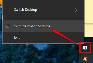 access settings option