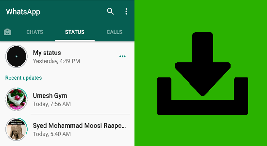 download whatsapp status