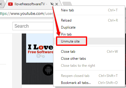 use unmute site option