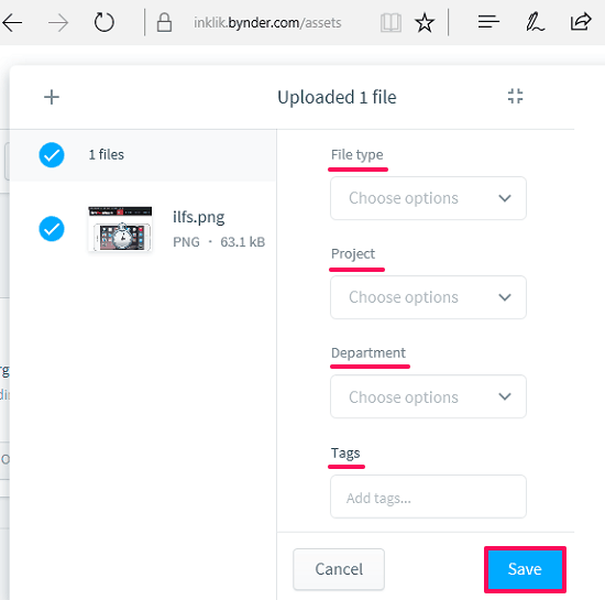 bynder orbit file uplaod information