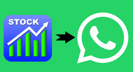 stock quotes on whatsapp