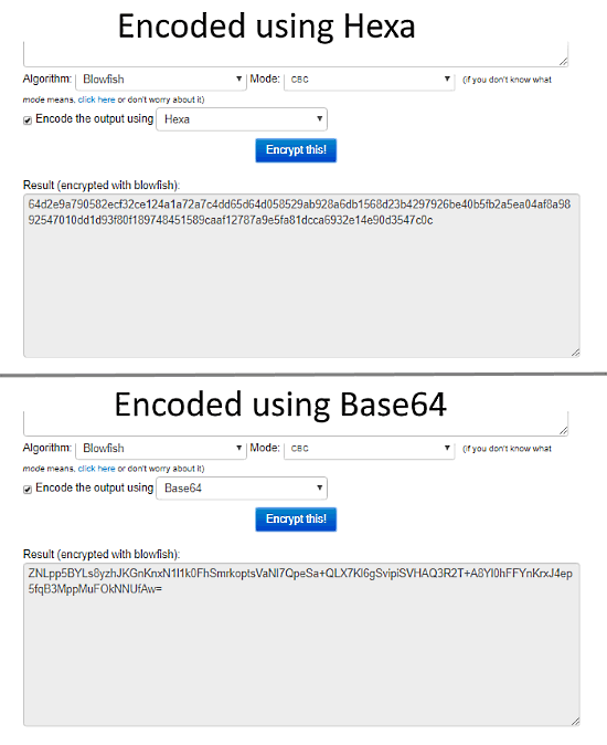 encoding hexadecimal