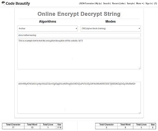 online encrypt decrypt