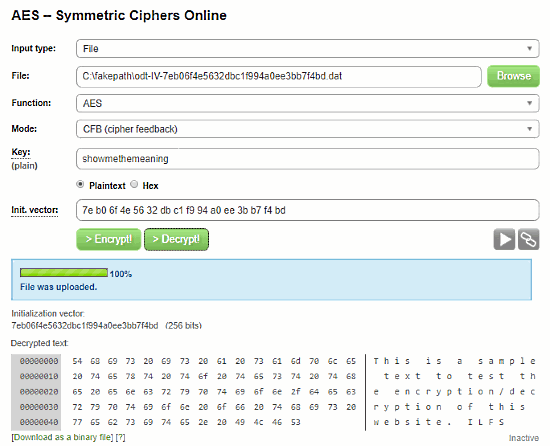 text decryption