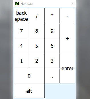 4 Free Virtual Numpad Software for Windows