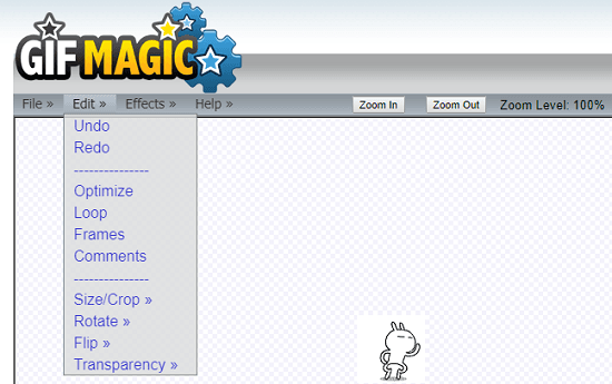 GIF magic online gif editor