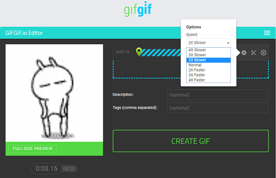 GIfgif io free gif speed changer