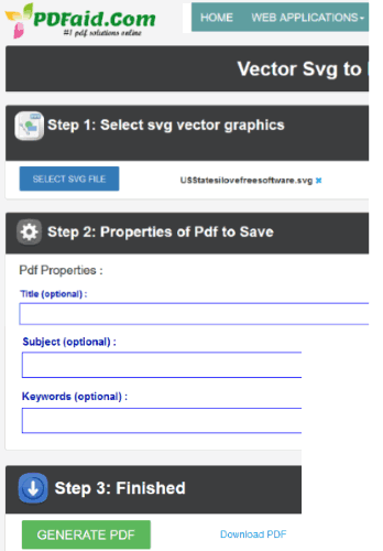 PDFraid.com SVG to PDF