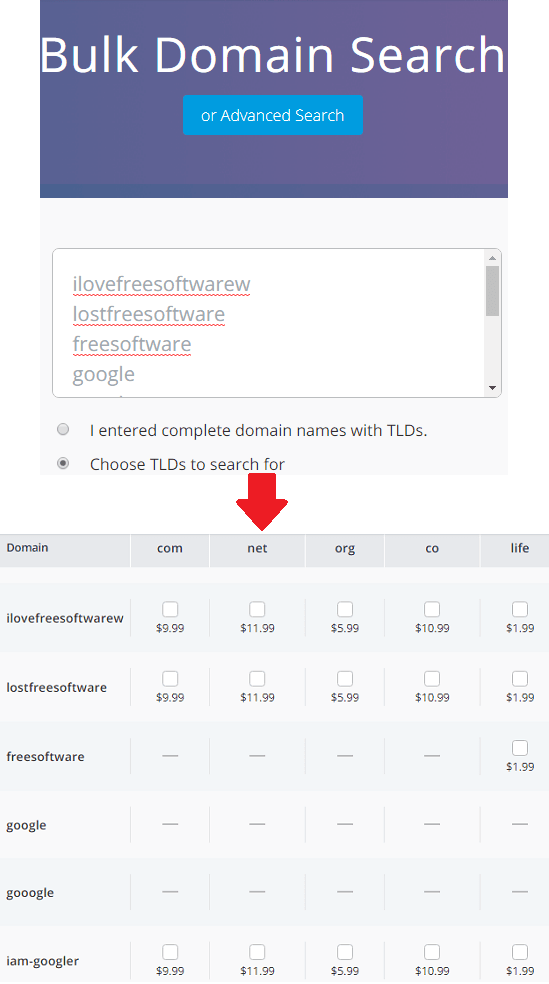 bulk domain checker by dynadot