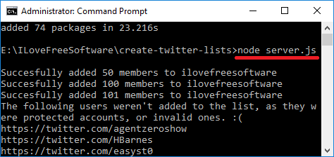 create twitter list add members