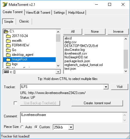 make torrents