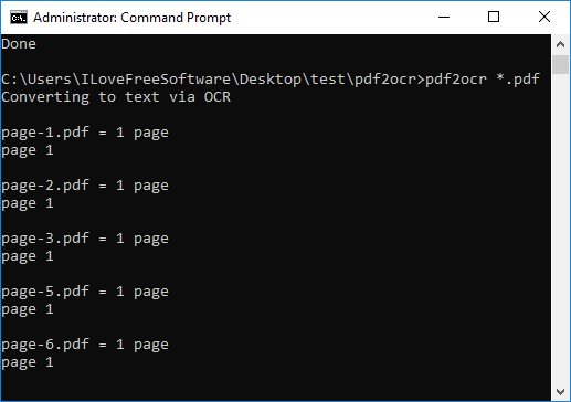 How to Extract Text from Multiple Scanned PDF Files Together Using OCR