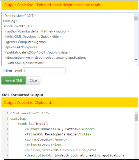 XML Formatter Online