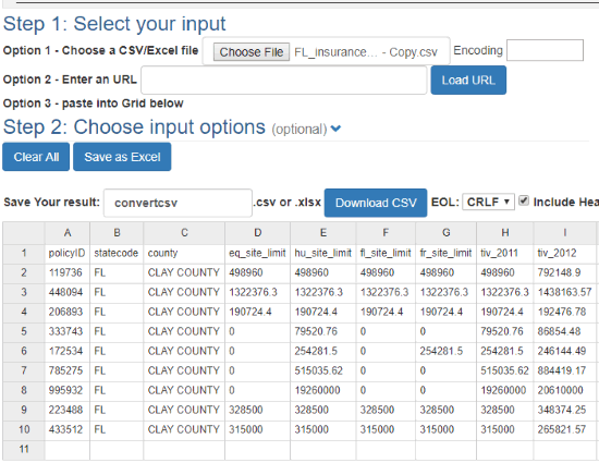 CSV Viewer and Editor