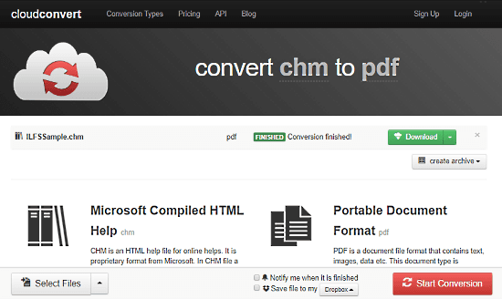 CHM To PDF