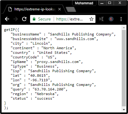 eXTReMe-IP-Lookup Free API