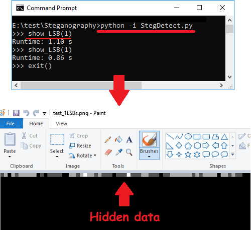 stegdetect in action