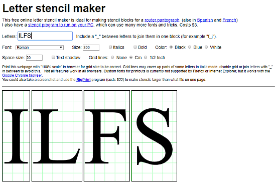 free online stencil maker