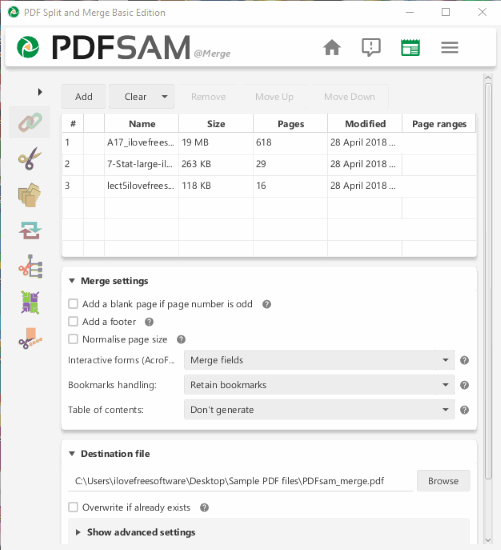 PDFsam Basic