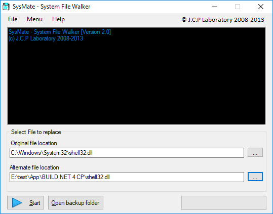 SysMate – System File Walker