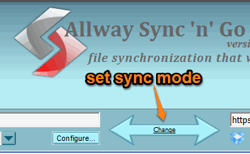 set sync mode