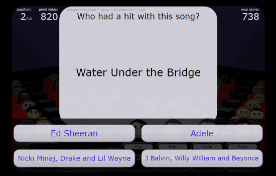 pop music trivia