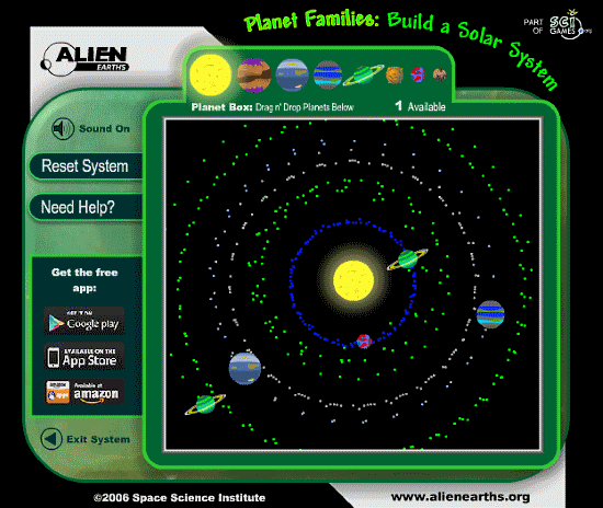 online solar system simulator games