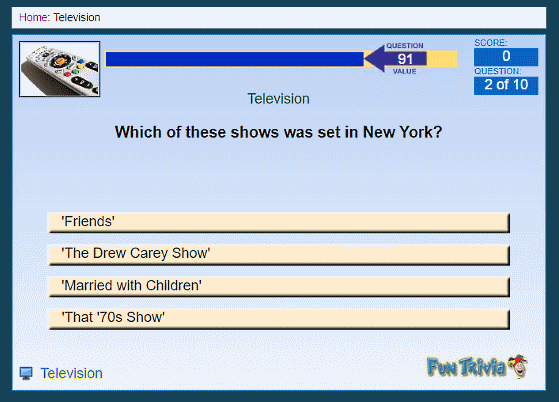 free TV series trivia