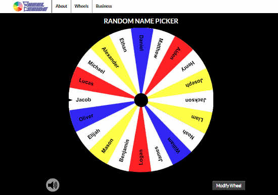 online random name picker free