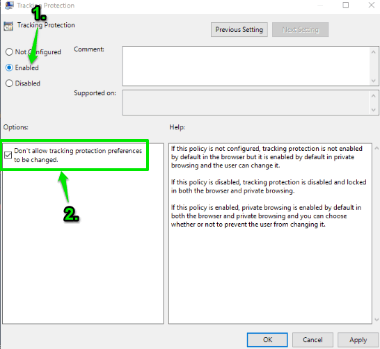 select highlighted options