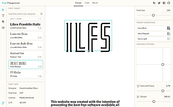 create variable fonts online