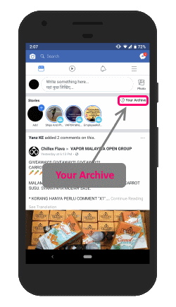 Facebook Story Archive