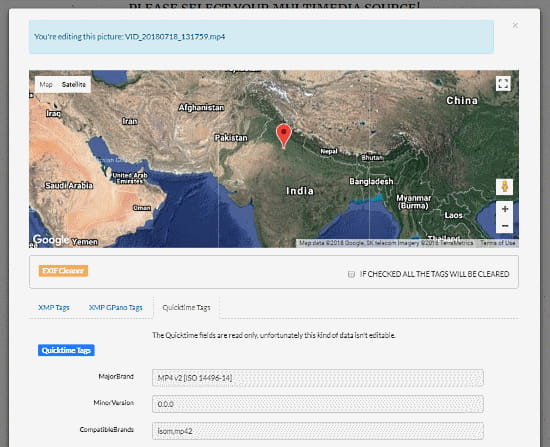 Online Video Metadata Viewer