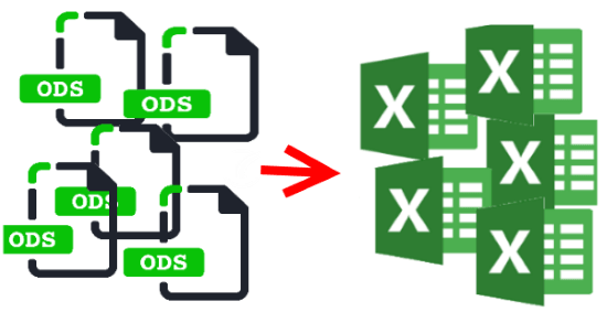 Bulk Convert ODS to Excel in Windows