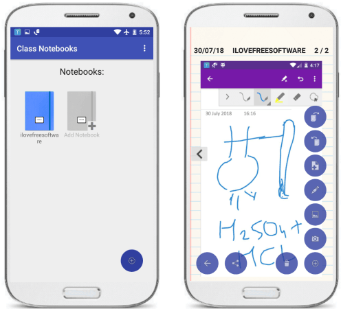 Class Notebooks Free note taking app for students android